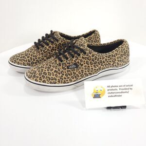 Vans Off the Wall Athletic Shoe Womens Size 5.5 Mens 4 T375 Leopard Print